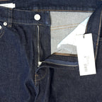 MAISON KITSUNE Mens Regular Fit Japanese Denim Jeans Rinsed Indigo Blue 28