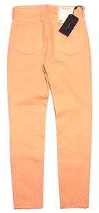 RAG & BONE Womens Stretch Denim High Rise Skinny Jeans Peach Pink (MSRP $195)