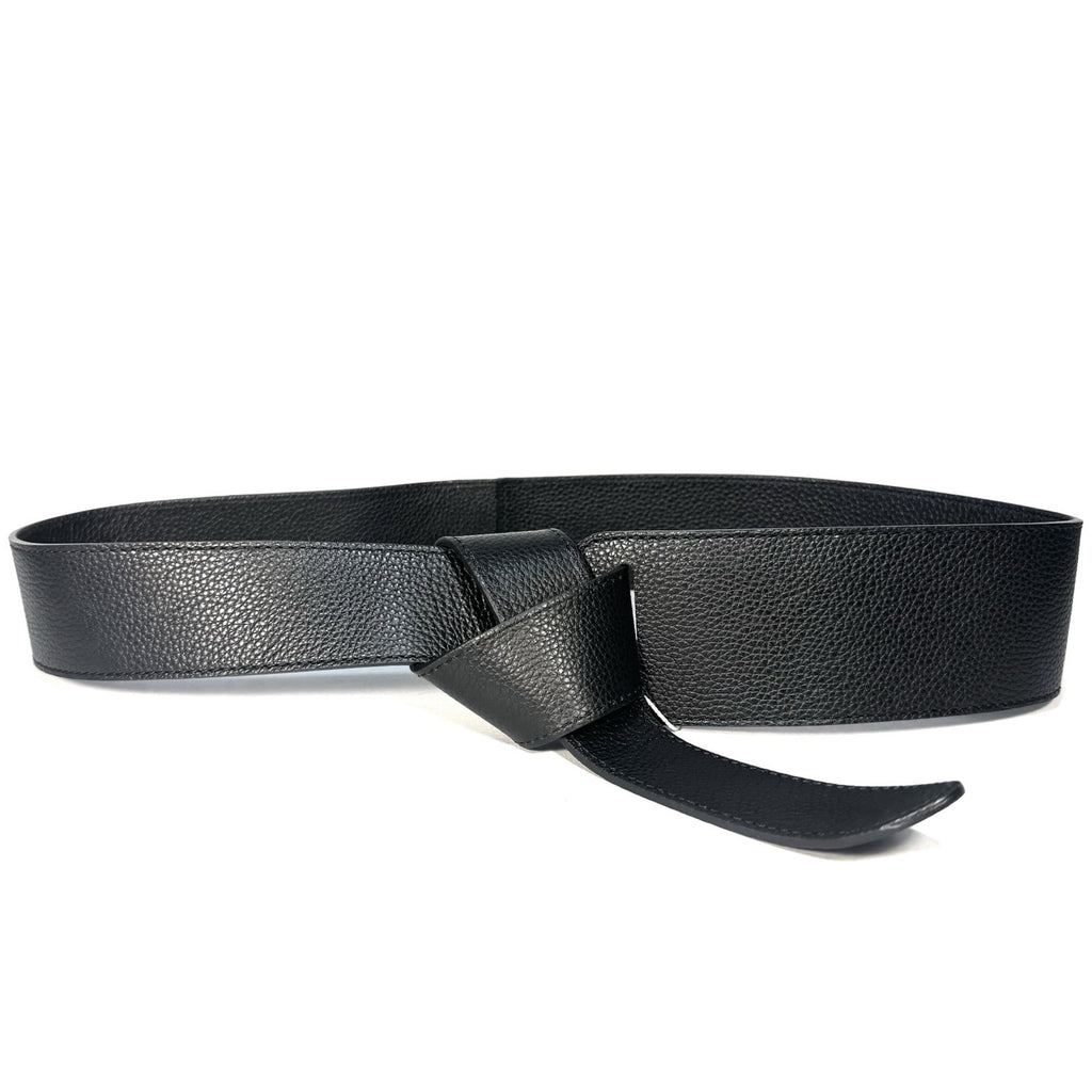 VERONICA BEARD x GAVAZZENI Womens Londra Leather Wrap Belt Black (MSRP $180)