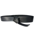VERONICA BEARD x GAVAZZENI Womens Londra Leather Wrap Belt Black (MSRP $180)