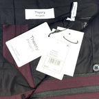 THEORY PROJECT Lucas Ossendrijver Mens MP01 Pleated Pants Bordeaux (MSRP $285)