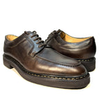 JOHN LOBB Mens Arron Ox Leather Lace Up Shoes Walnut Brown 9 (MSRP $1,930)