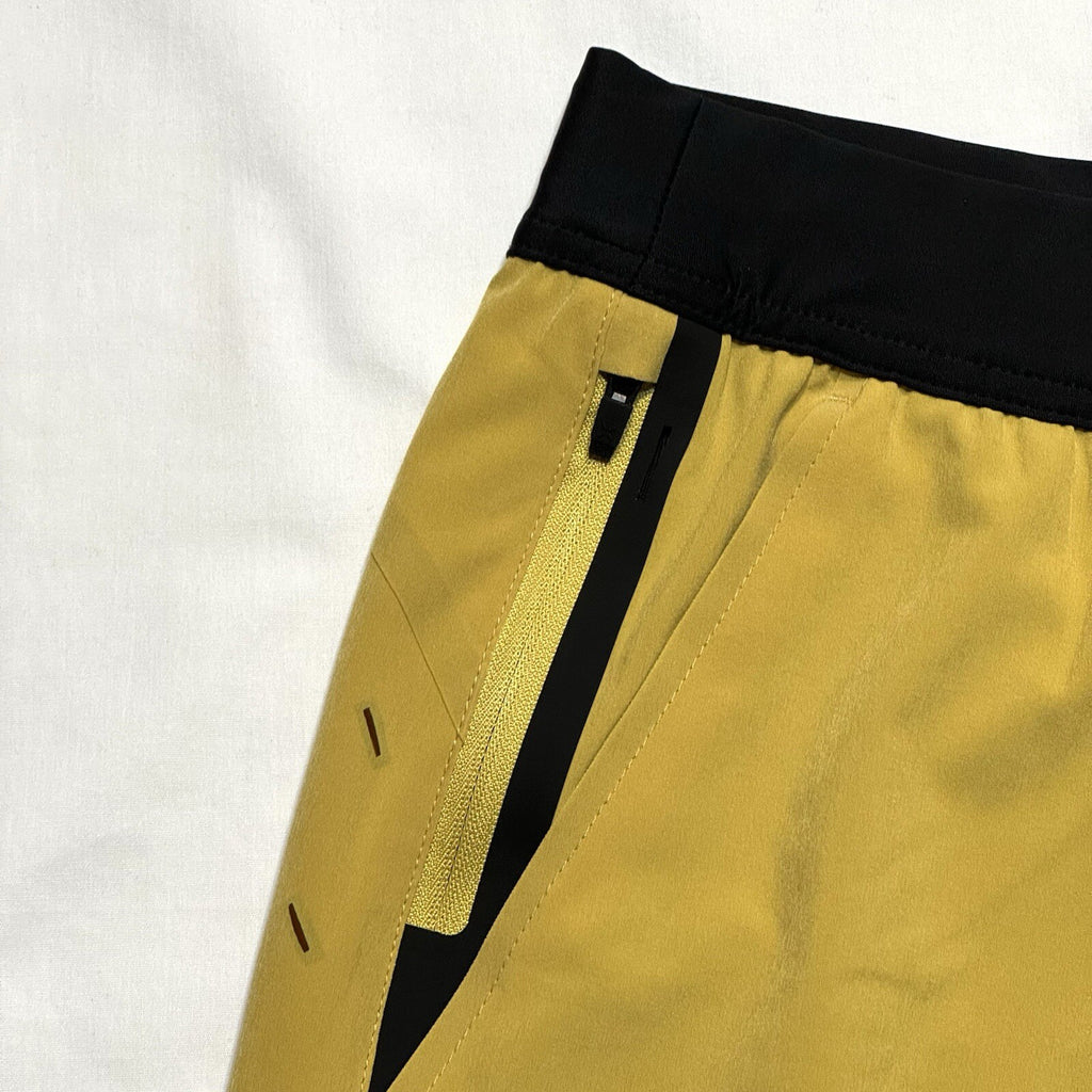 TEN THOUSAND Mens 7in Interval Shorts Lined Yellow XXL (MSRP $68)