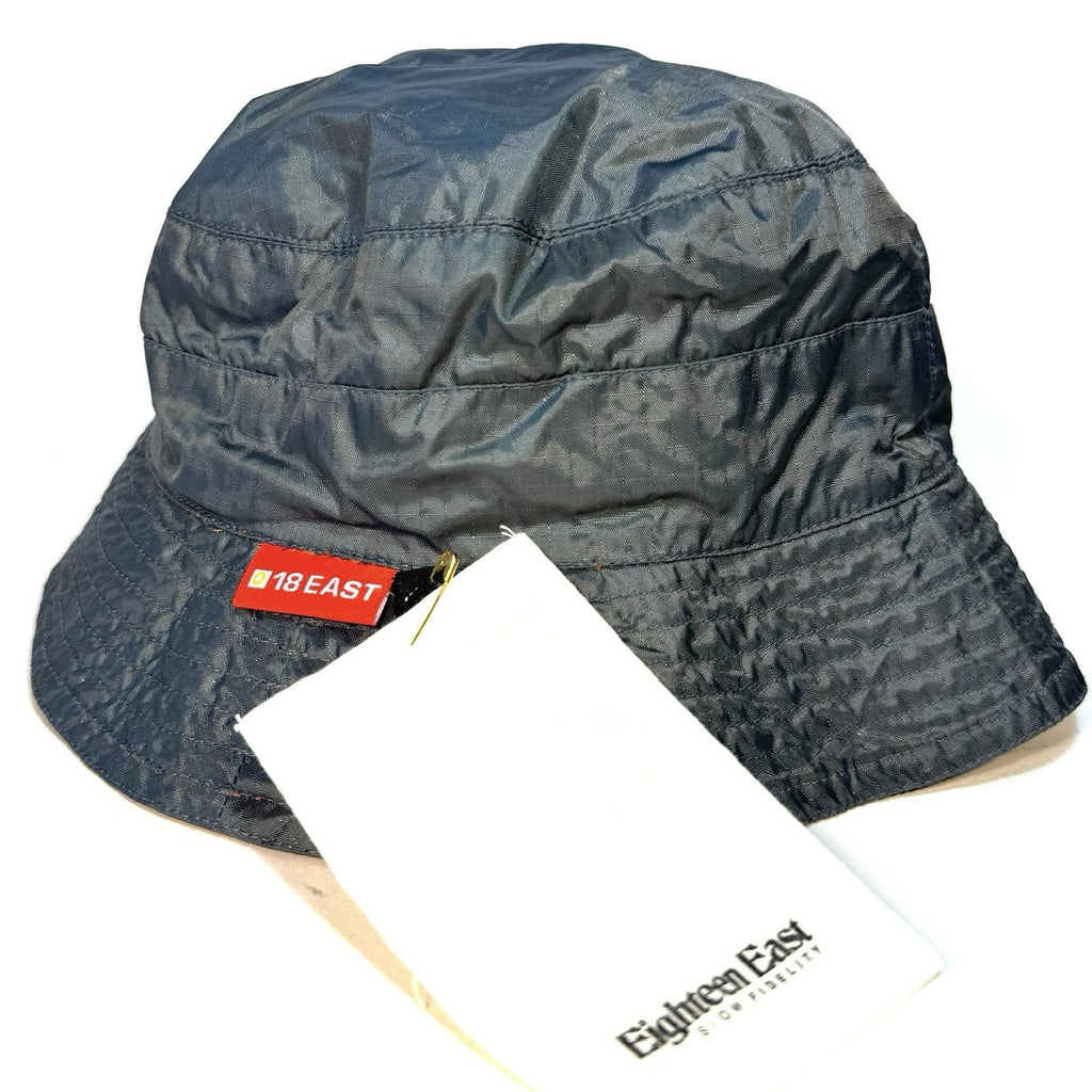18 EAST Mens Reversible Papik Nylon Bucket Hat Orange Grey M (MSRP $55)