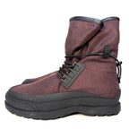 ZEGNA Mens Runway Wool Cinched Winter Boots Maroon Red 9 (MSRP $2,195)