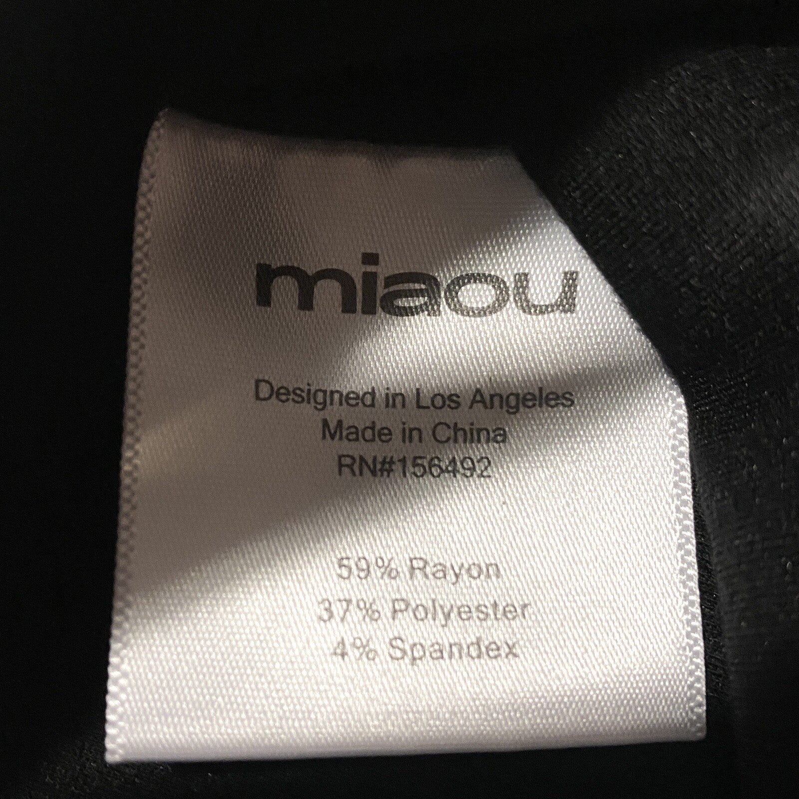 MIAOU Womens Iris Halterneck Tie Bandeau Top Black (MSRP $105)