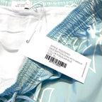 SATURDAYS NYC Mens Bovina Timothy Floral Swim Trunks Shorts Blue XL (MSRP $135)