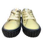 LANVIN Mens Curbies Low Top Canvas Suede Sneaker Beige (MSRP $590)