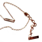 MARC JACOBS Jeweled Daisy Flower Pendant On Chain Necklace Rose Gold (MSRP $75)