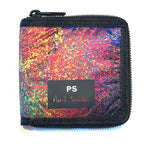 PS PAUL SMITH Recycled Canvas Zip Wallet Multicolor Black (MSRP $150)