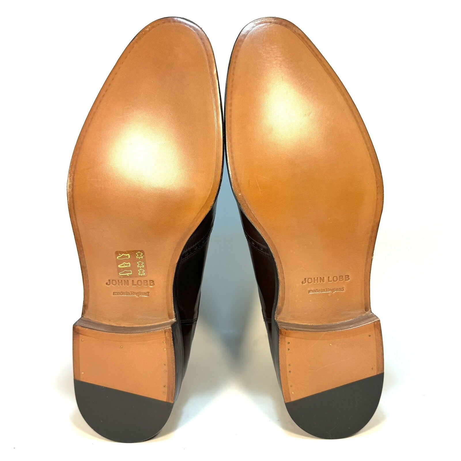 JOHN LOBB Mens Carne Leather Oxford Chelsea Boots Oak Brown 9.5 (MSRP $2,360)