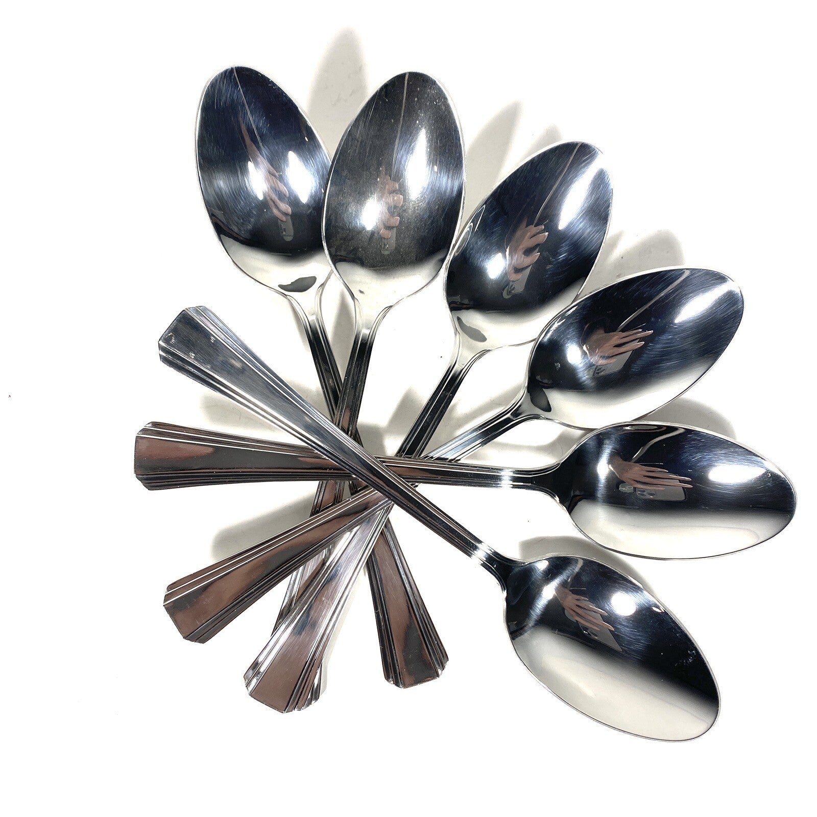 CHRISTOFLE Madison Hotel Collection Stainless Teaspoon Set of 6 (MSRP $150)