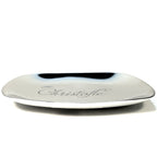 CHRISTOFLE Silver Plated Chri-Chri Porcelain Vide Poche Trinket Tray (MSRP $200)