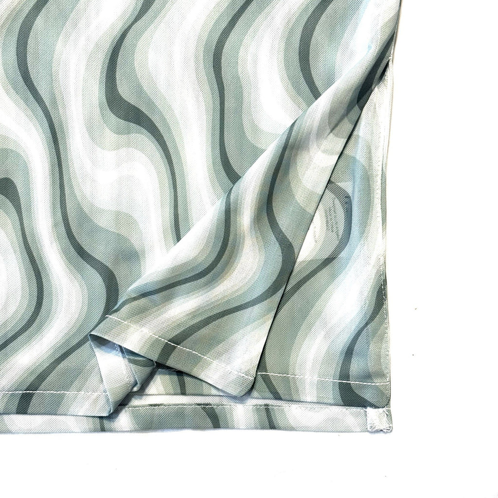 MIAOU Womens Moni Swerve Print Maxi Knee Skirt Sea Foam Green (MSRP $145)