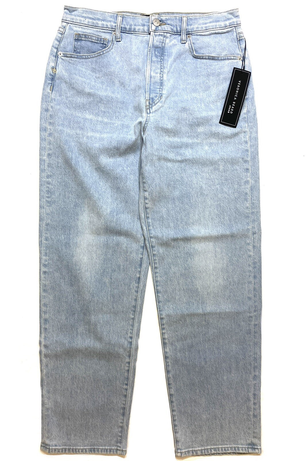 VERONICA BEARD Blake Classic Straight High Rise Jeans Glacier Blue 30 -MSRP $278