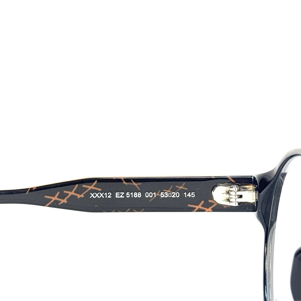 ERMENEGILDO ZEGNA Mens EZ5188 001 XXX12 Eyeglasses Frames Black (MSRP $275)