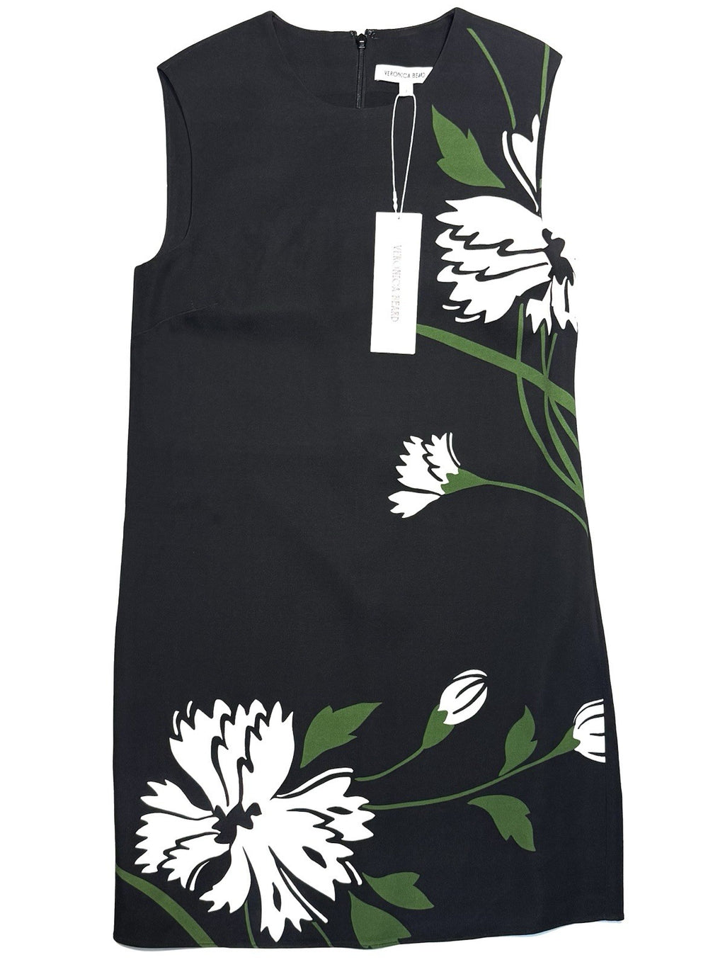 VERONICA BEARD Womens Cromwell Floral Print Shift Dress Black 2 (MSRP $498)