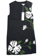 VERONICA BEARD Womens Cromwell Floral Print Shift Dress Black 2 (MSRP $498)