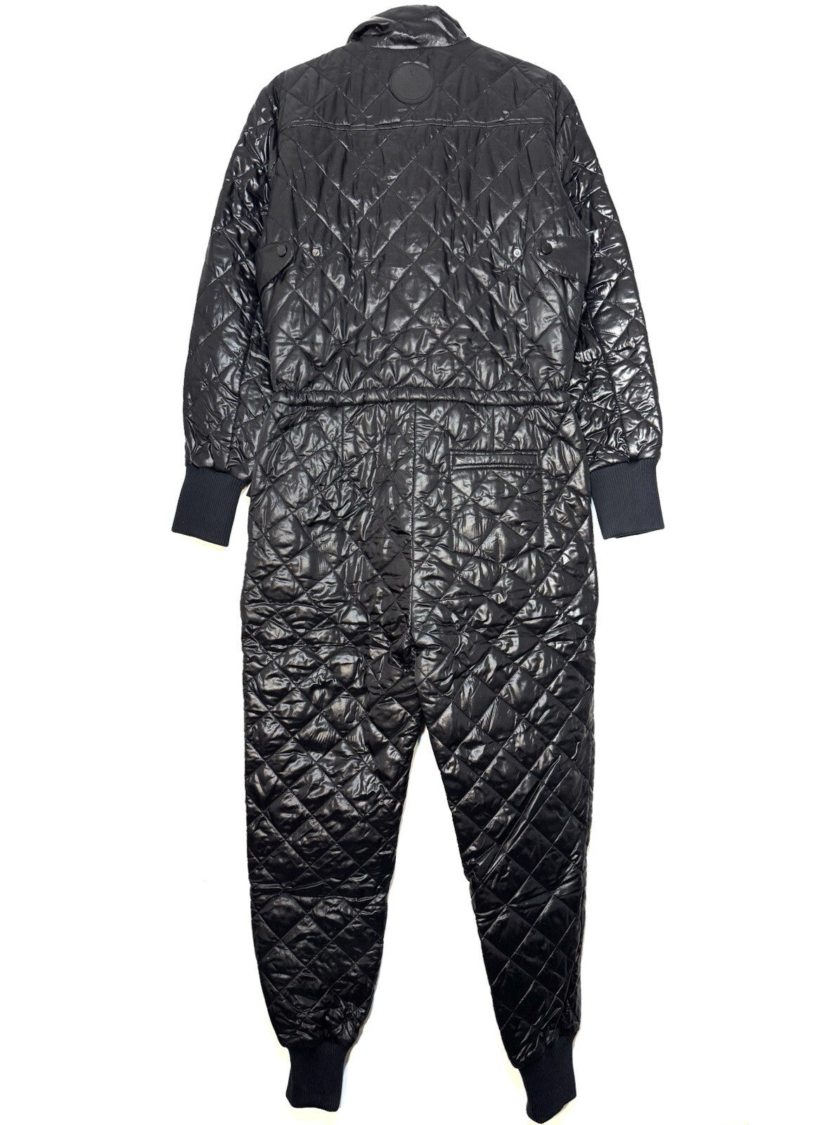 LUXTON Womens Original Quilted Ski Jumpsuit No. 1.2 Black (MSRP $850)