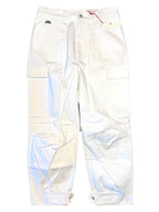 ALEXANDER MCQUEEN Womens Wide Leg Cargo Denim Jeans White 28 (MSRP $1,490)