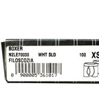 ERMENEGILDO ZEGNA Mens Filo Di Scozia Boxer Trunk Underwear White XS (MSRP $55)