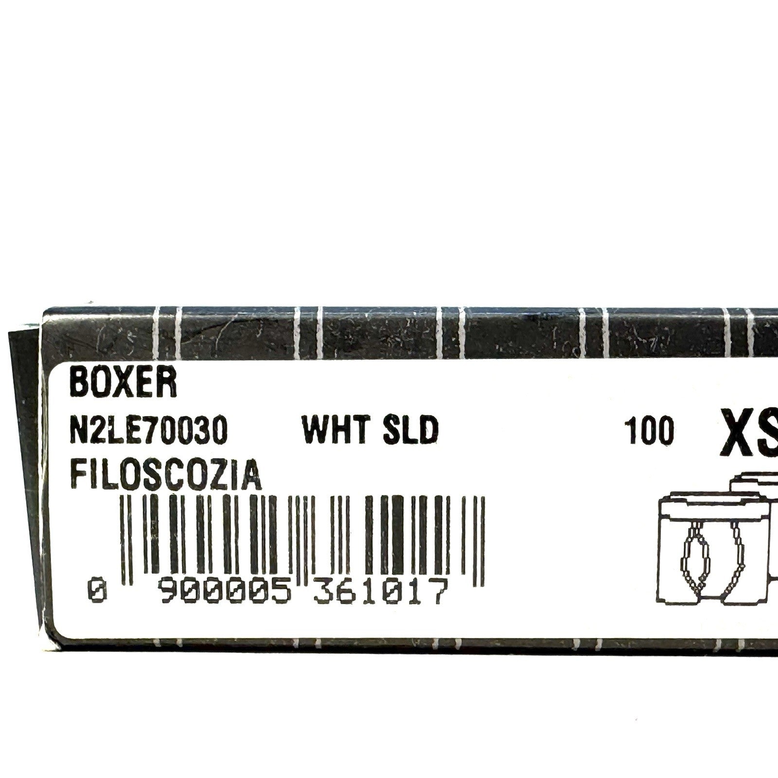 ERMENEGILDO ZEGNA Mens Filo Di Scozia Boxer Trunk Underwear White XS (MSRP $55)