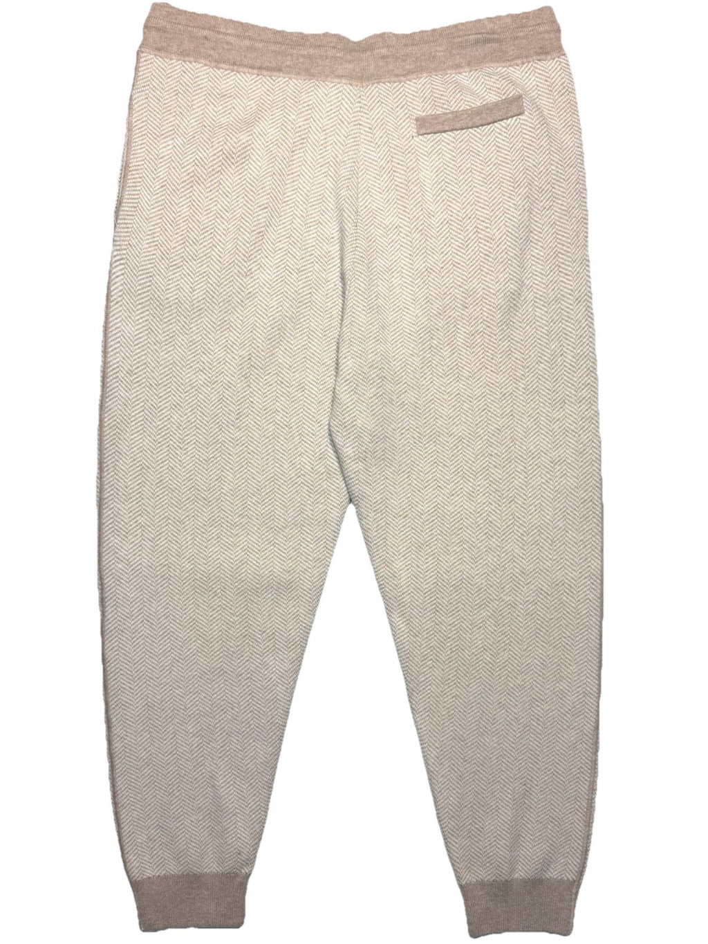 THEORY Mens Alcos Cashmere Montana Wool Sweatpants Beige White XXL (MSRP $365)