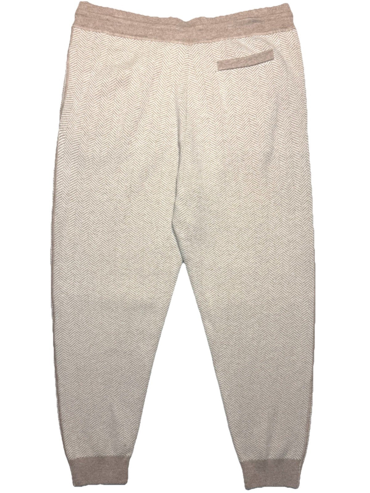 THEORY Mens Alcos Cashmere Montana Wool Sweatpants Beige White XXL (MSRP $365)