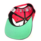 BILLIONAIRE BOYS CLUB Vikings Spaceman Logo Embroidered Snapback Hat Red