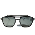 RAG & BONE Mens Walker RNB9005 Navigator Polarized Sunglasses Black (MSRP $558)