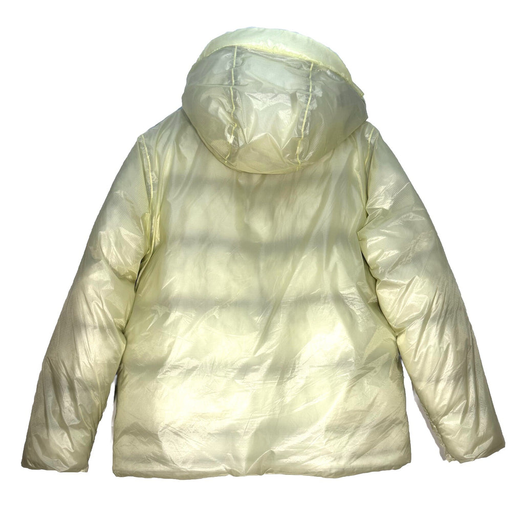 RAINS Unisex Kevo Case Waterproof Hooded Puffer Jacket Foam Green (MSRP $600)