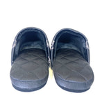 MCM Unisex Visetos Logo Silk Room Slippers Black (MSRP $260)
