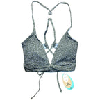 PRANA Womens La Plata Bikini Swim Top Army Spots Green (MSRP $65)