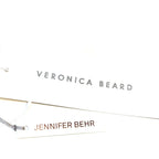 JENNIFER BEHR x Veronica Beard Tori Velvet Headband Rust Brown (MSRP $188)