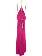 VERONICA BEARD Reze Chain Sleeveless Maxi Dress Hot Pink (MSRP $598)