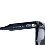 CHIMI Womens Core 08 Square Sunglasses Black (MSRP $180)
