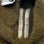 RICK OWENS Mens Maglia Alpaca Turtleneck Sweater Olive Honey Brown (MSRP $1,105)