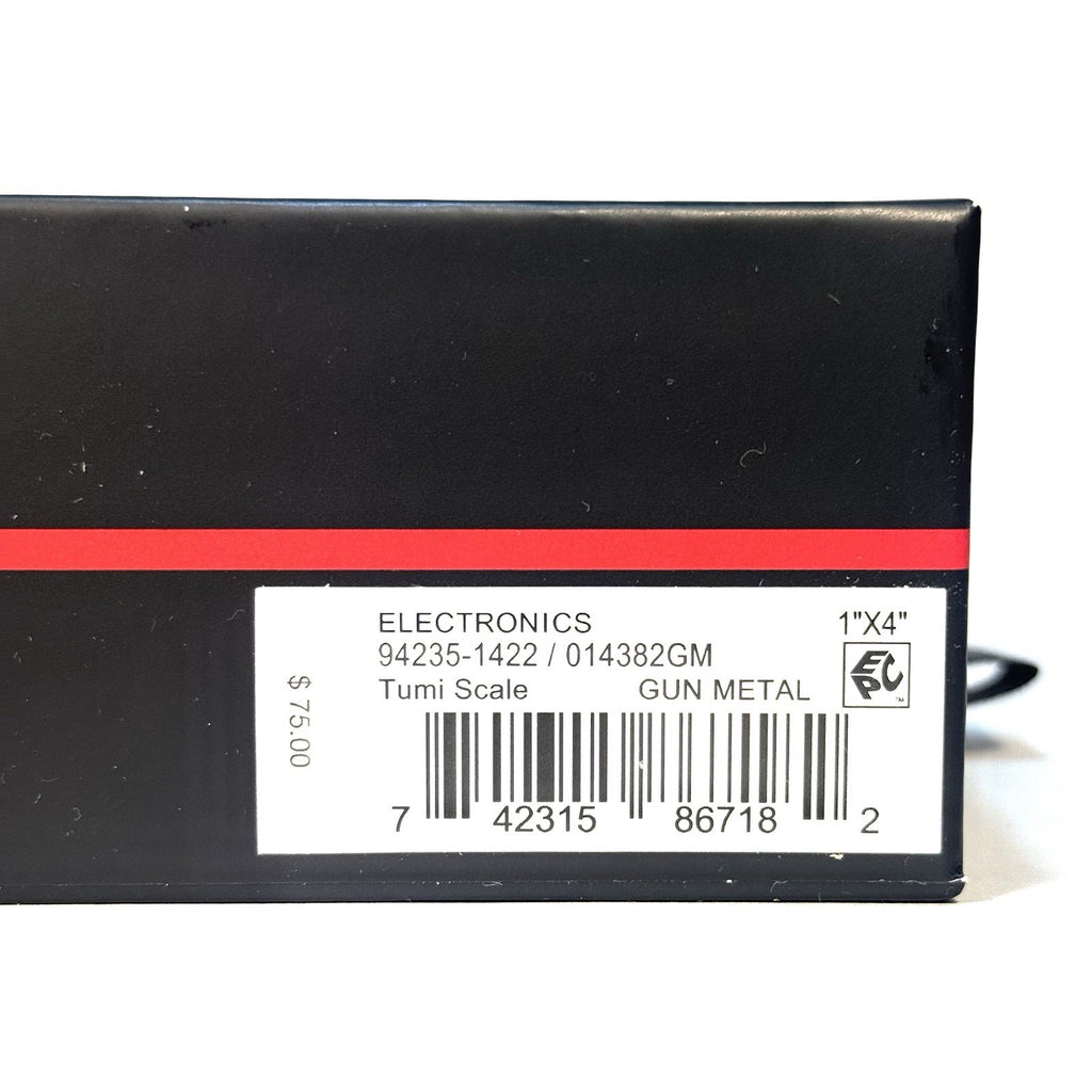 TUMI Digital Electronic Weighing Luggage Travel Scale Gunmetal (MSRP $75)