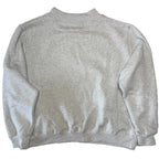 PARKE Womens Fleece Sweetheart Logo Mockneck Sweatshirt Grey L/XL