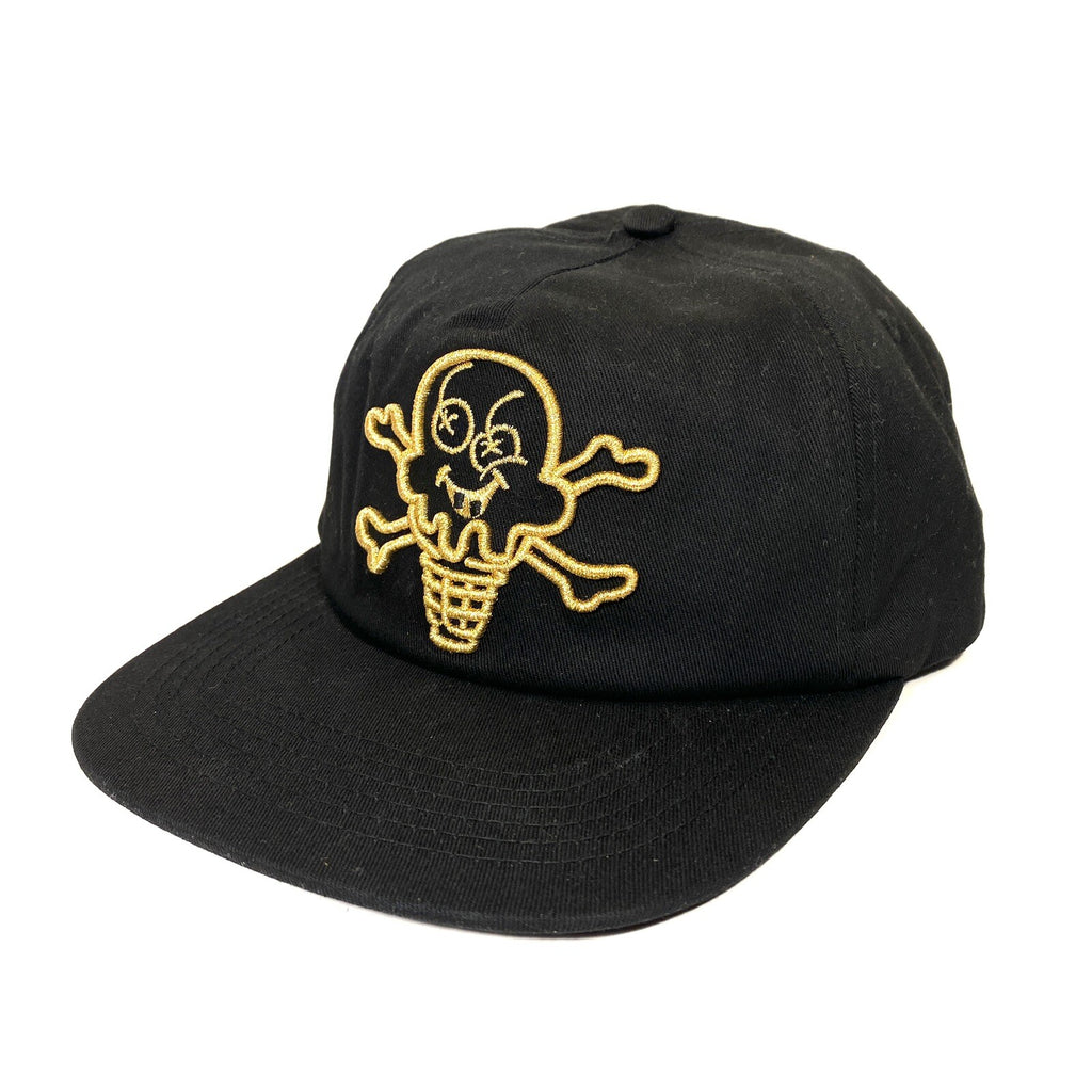 ICE CREAM Billionaire Boys Club Cake Cones Logo Snapback Hat Black (MSRP $60)