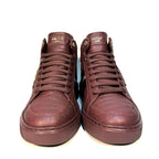 BALLY Mens Meson Croc Embossed Leather Mid Top Sneakers Heritage Red 7 MSRP $720