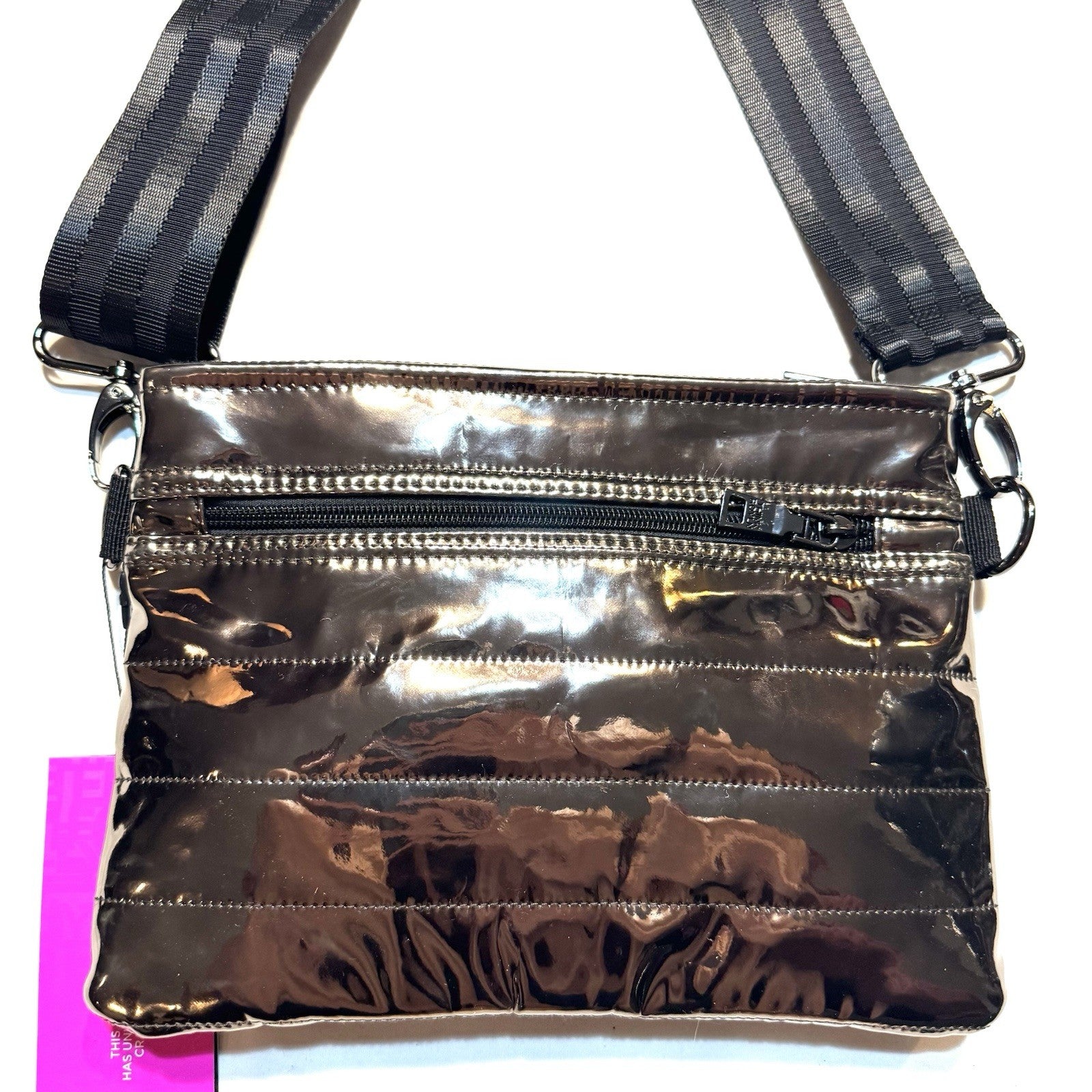THINK ROYLN Bum Bag 2.0 Shoulder Crossbody Smokey Mirror Grey (MSRP $108)