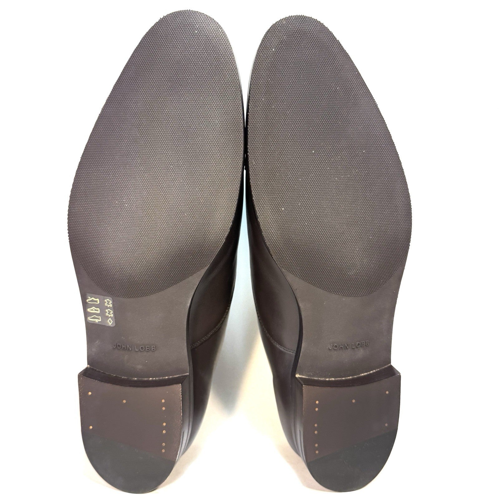 JOHN LOBB Mens Bristol Calf Leather Lace Up Dress Shoes Brown 9.5 (MSRP $1,420)