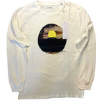 SATURDAYS NYC Mens Seabright Graphic Long Sleeve T Shirt White (MSRP $68)