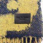 RAG & BONE Piper Wool Blend Spotted Knit Scarf Green (MSRP $248)