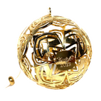CHRISTOFLE Gold Plated Christmas Noel 2022 Ornament Ball (MSRP $275)