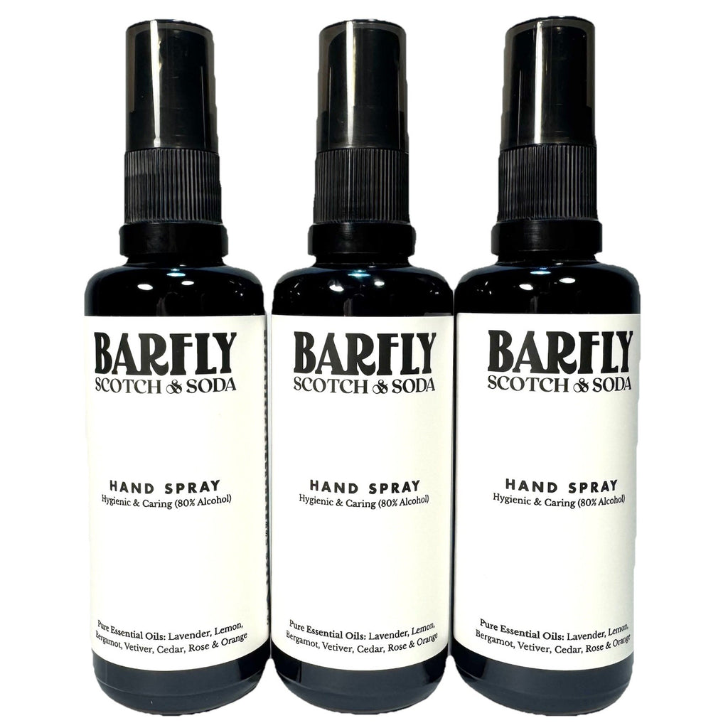SCOTCH & SODA Unisex Barfly Scented Hand Sanitizer Spray 50ml - 3 Pack
