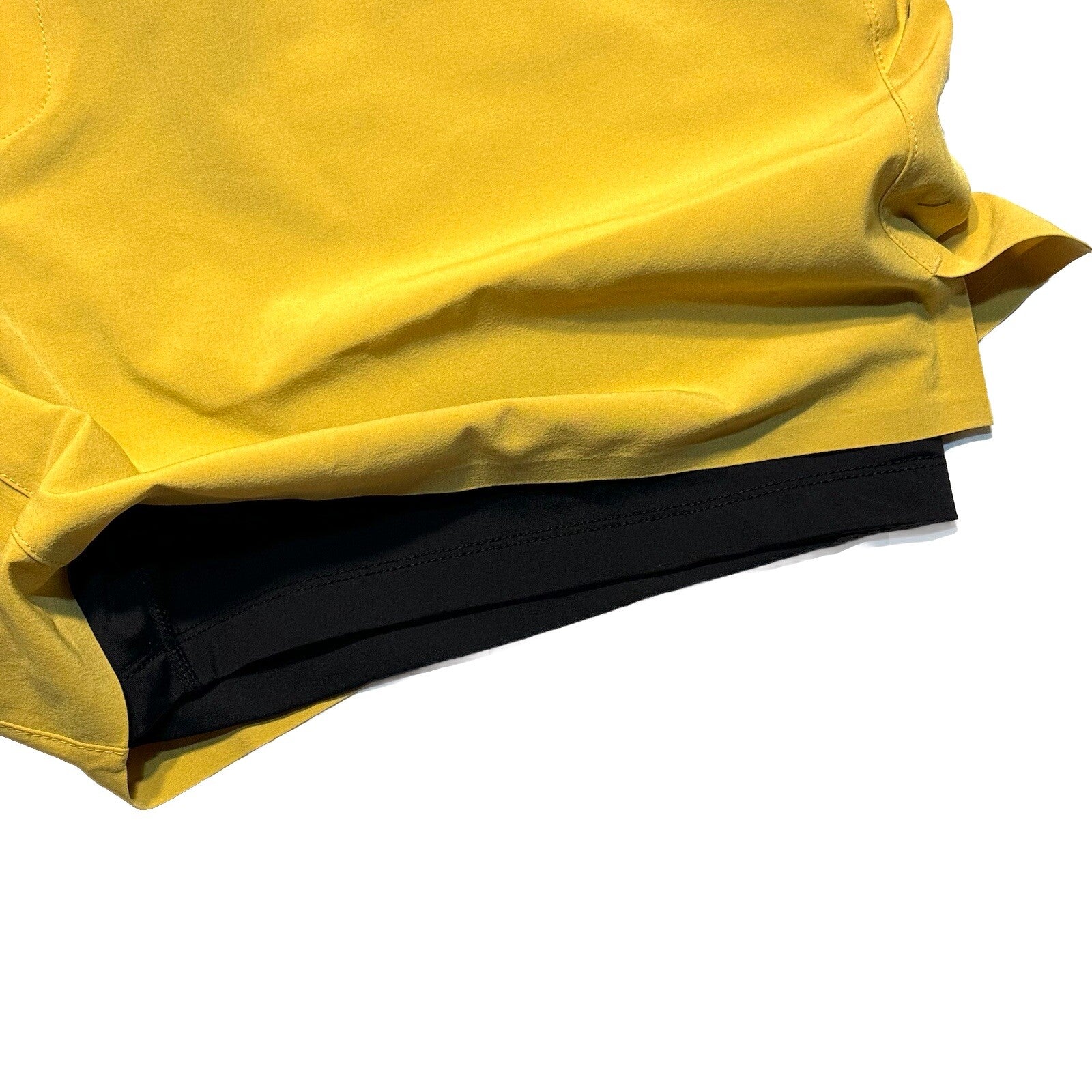 TEN THOUSAND Mens 5in Interval Shorts Lined Mustard Yellow XXL (MSRP $68)