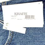 KHAITE Womens Corben High Rise Straight Leg Denim Jeans Boone Blue (MSRP $540)