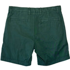 THEORY Mens Zaine 7in Stretch Cotton Chino Shorts Pine Green (MSRP $145)